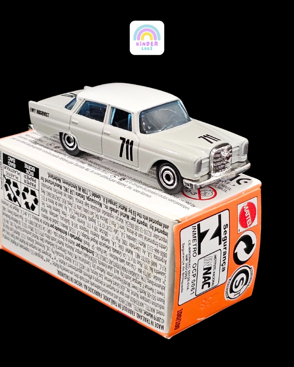 Matchbox Champion 1962 Mercedes Benz 220 SE Sedan - Kinder Logs