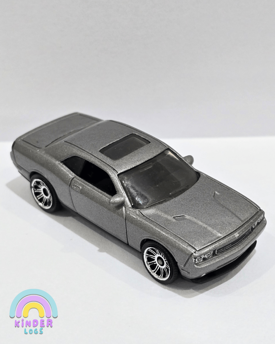 Matchbox Dodge Challenger - Grey (Uncarded) - Kinder Logs