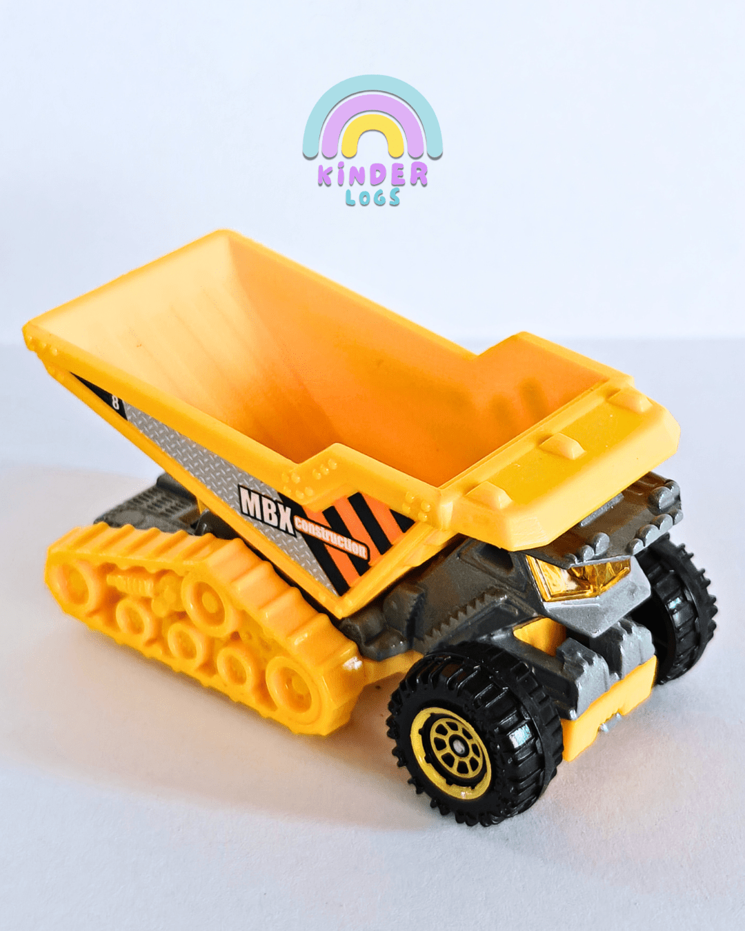 Matchbox Dump Dozer - Yellow (Uncarded) - Kinder Logs