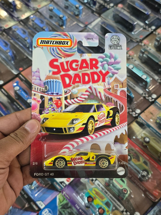 Matchbox Ford GT 40 Sugar Daddy Edition (Imported) - Kinder Logs