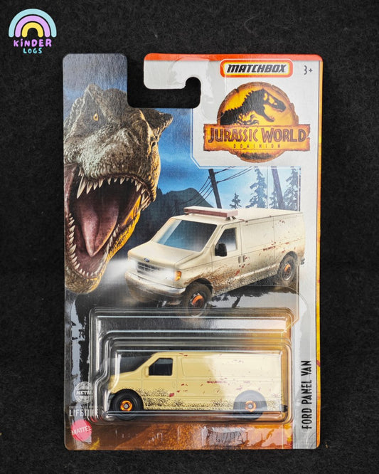 Matchbox Ford Panel Van - Jurassic World Edition - Kinder Logs