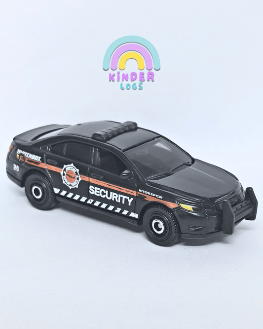 Matchbox Ford Police Interceptor - Black (Uncarded - New) - Kinder Logs