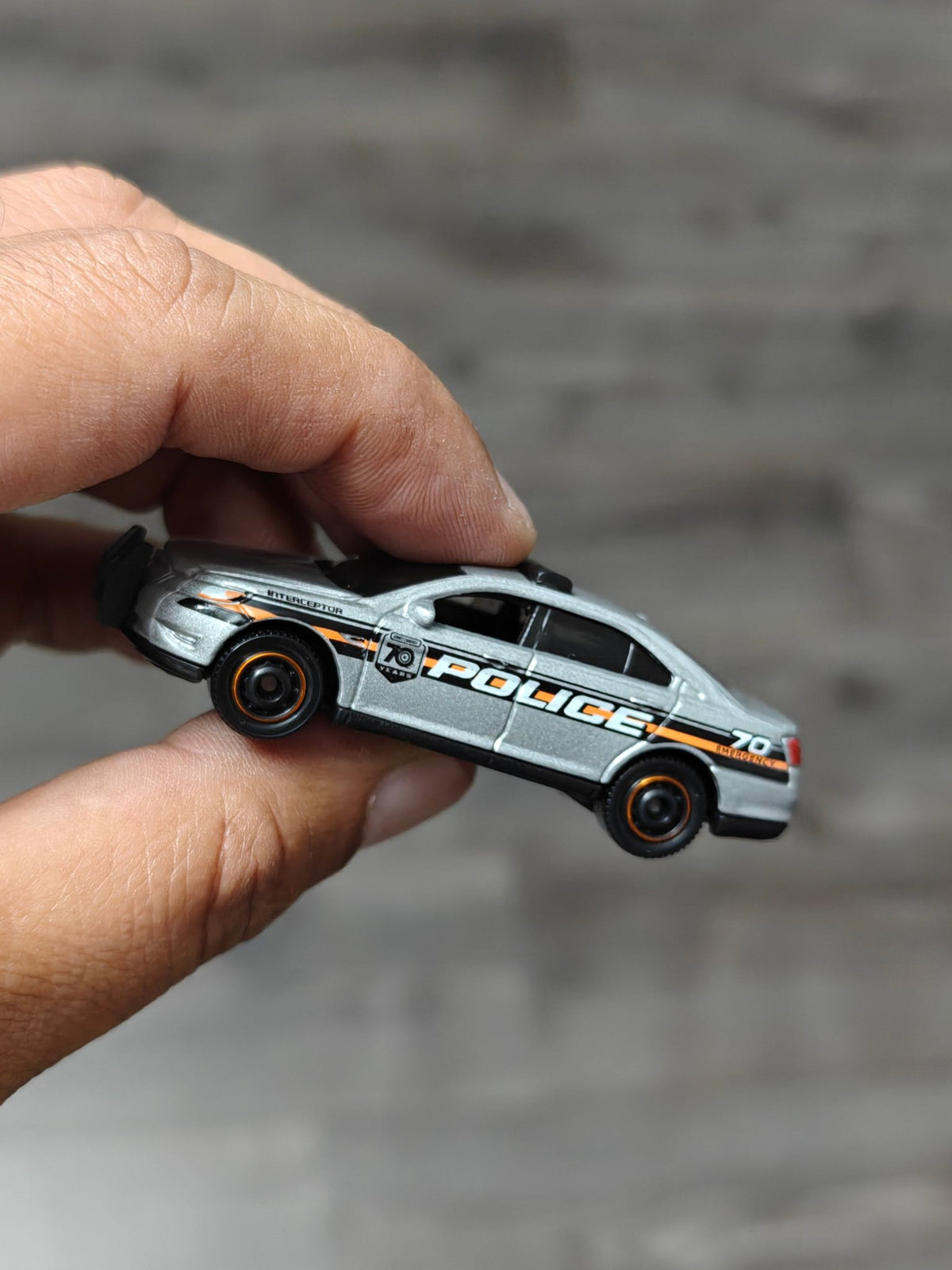 Matchbox Ford Police Interceptor (Uncarded - New) - Kinder Logs