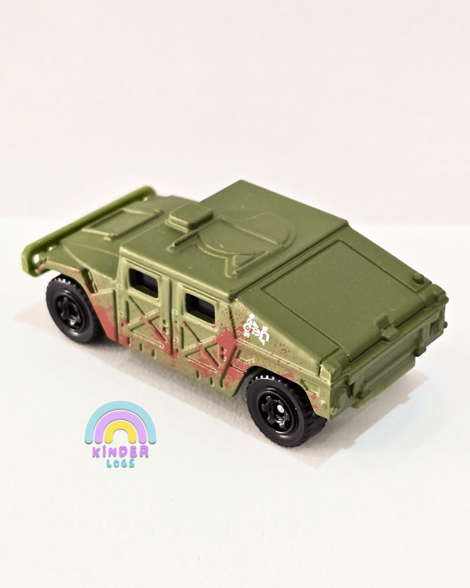 Matchbox GMC Humvee - Jurassic Park (Uncarded) - Kinder Logs