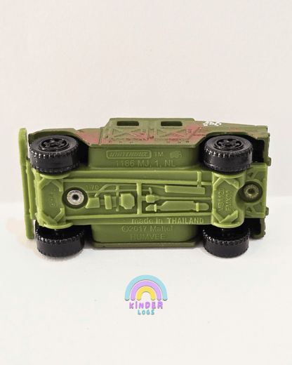 Matchbox GMC Humvee - Jurassic Park (Uncarded) - Kinder Logs