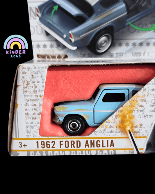 Matchbox Harry Potter Car - Moving Parts 1962 Ford Anglia (Imported) - Kinder Logs