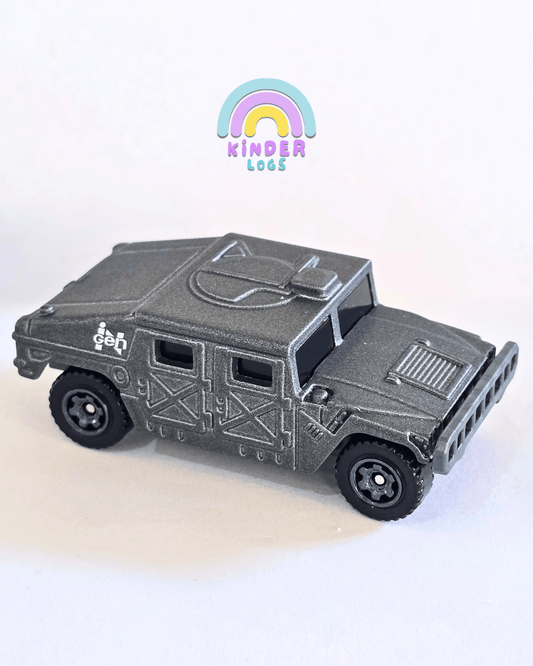 Matchbox Humvee - Jurassic World Rebirth - Grey (Uncarded - New) - Kinder Logs