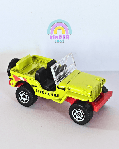 Matchbox Jeep Willys - Green (Uncarded - New) - Kinder Logs