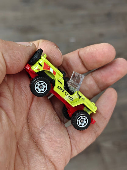 Matchbox Jeep Willys - Green (Uncarded - New) - Kinder Logs