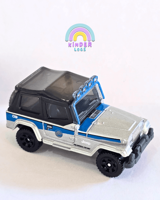 Matchbox Jeep Wrangler 09 - Jurassic World Rebirth (Uncarded - New) - Kinder Logs