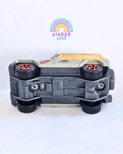 Matchbox Jeep Wrangler 12 - Jurassic World Rebirth (Uncarded - New) - Kinder Logs