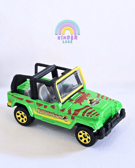 Matchbox Jeep Wrangler 18 - Jurassic World Rebirth (Uncarded - New) - Kinder Logs