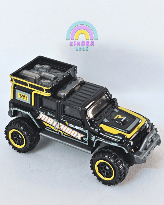 Matchbox Jeep Wrangler Superlift - Black (Uncarded - New) - Kinder Logs