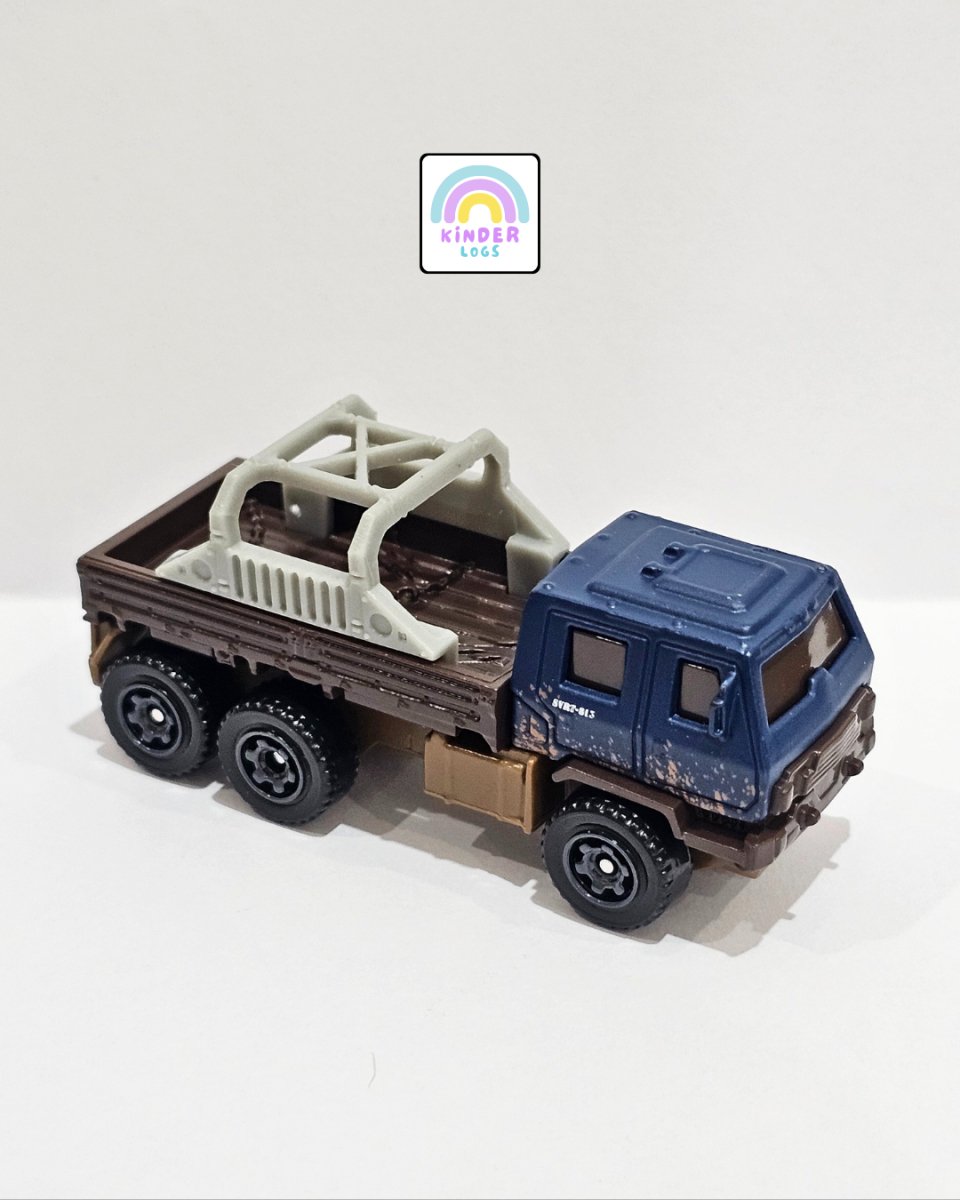 Matchbox Jurassic Park Off - Road Rescue Rig (Uncarded) - Kinder Logs