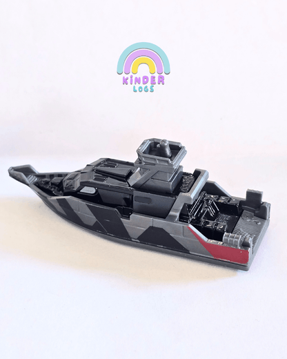 Matchbox Jurassic World Rebirth Boat MB1551 (Uncarded - New) - Kinder Logs
