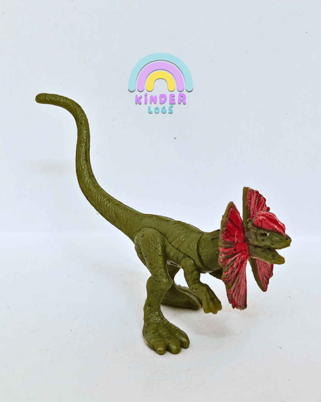 Matchbox Jurassic World Rebirth Dilophosaurus Action Figure (Uncarded - New) - Kinder Logs