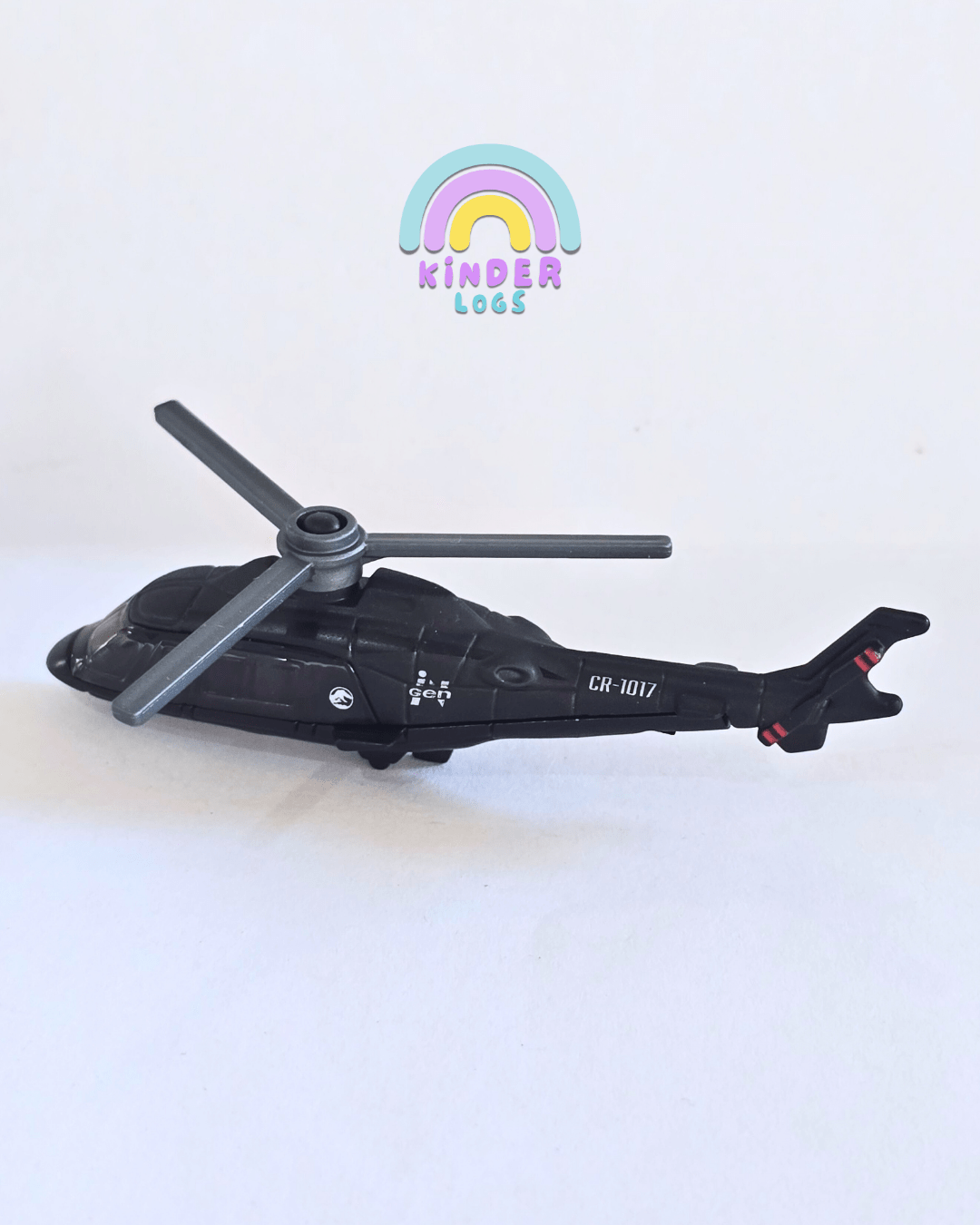 Matchbox Jurassic World Rebirth Helicopter CR - 1017 (Uncarded - New) - Kinder Logs