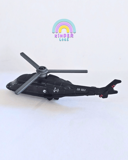 Matchbox Jurassic World Rebirth Helicopter CR - 1017 (Uncarded - New) - Kinder Logs