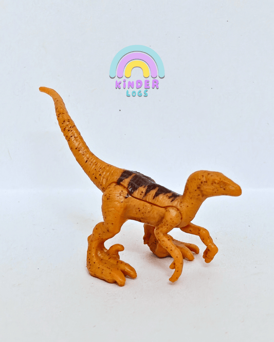 Matchbox Jurassic World Rebirth Velociraptor Action Figure (Uncarded - New) - Kinder Logs
