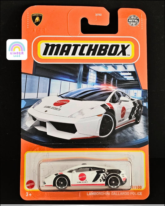 Matchbox Lamborghini Gallardo Police Car - Kinder Logs