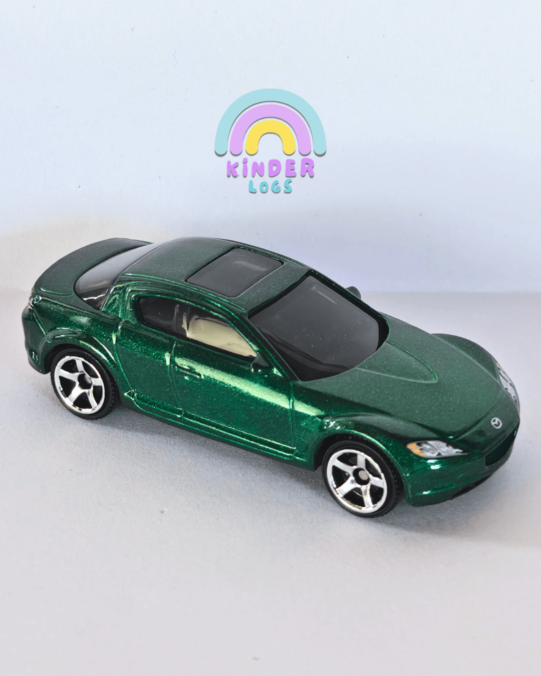 Matchbox Mazda RX8 - Green (Uncarded - New) - Kinder Logs