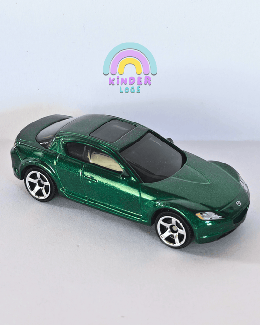 Matchbox Mazda RX8 - Green (Uncarded - New) - Kinder Logs