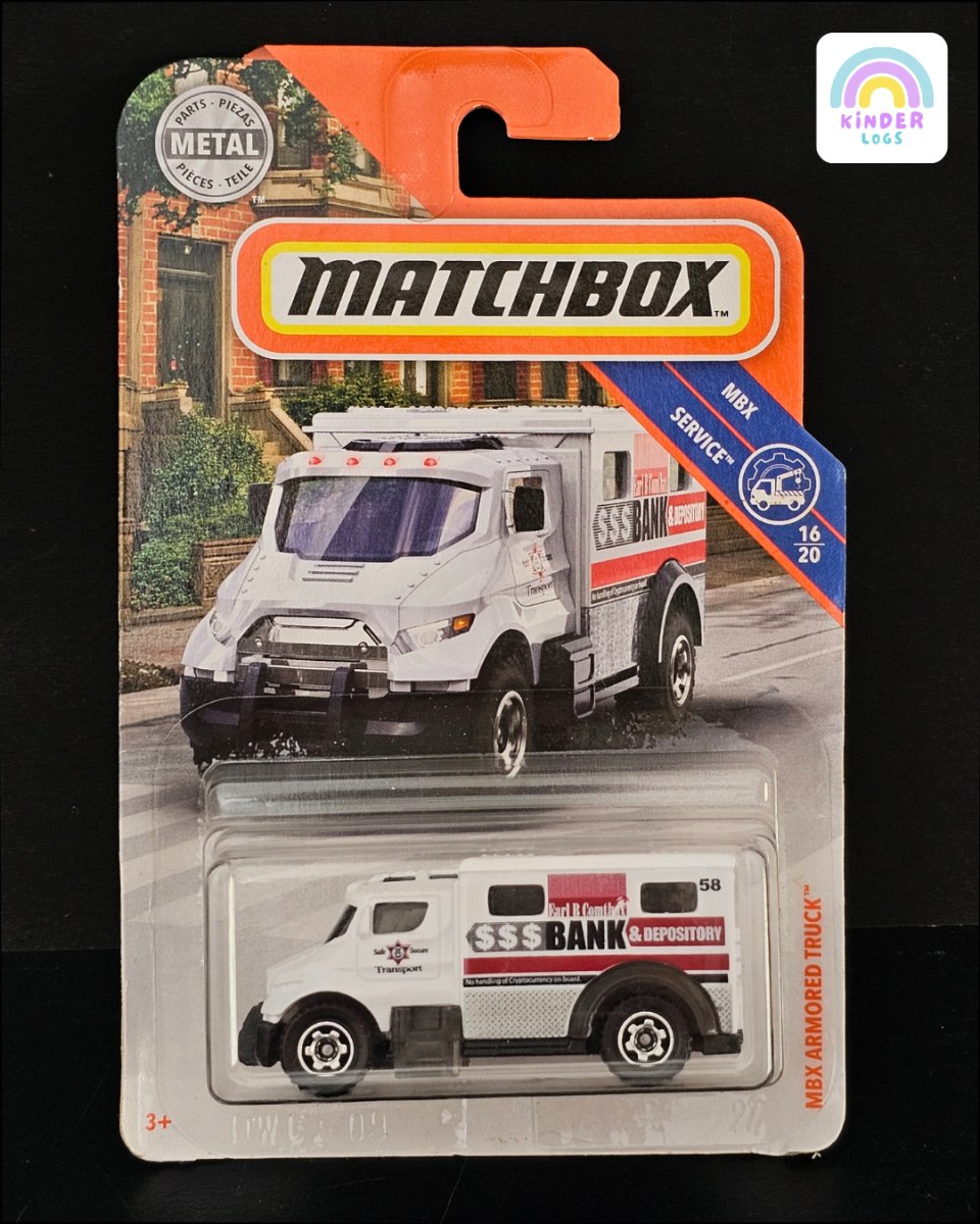 Matchbox MBX Armored Truck - Kinder Logs