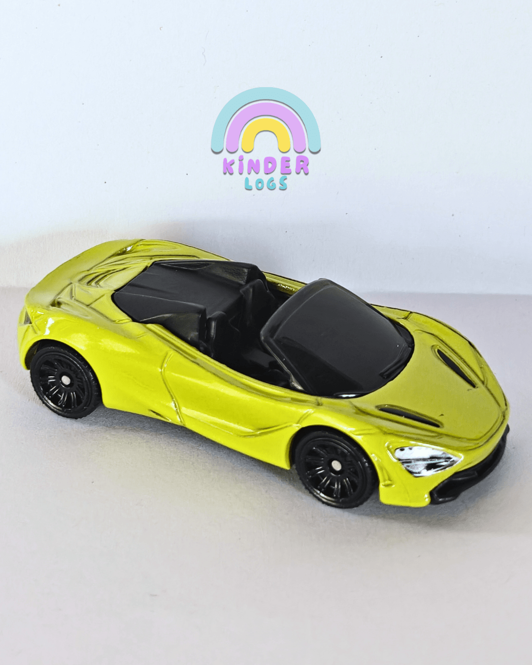 Matchbox McLaren 720 Spider - Green (Uncarded - New) - Kinder Logs