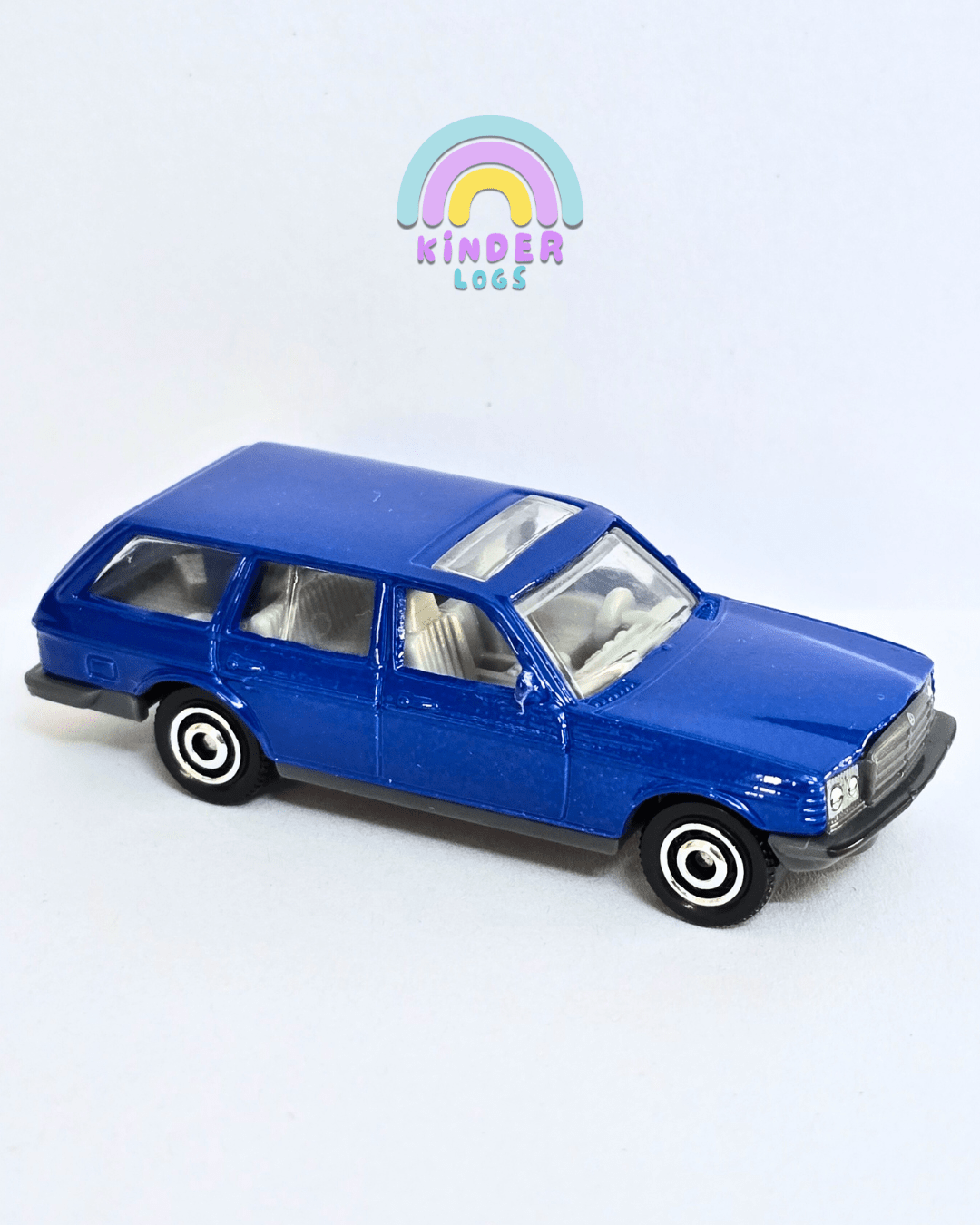 Matchbox Mercedes - Benz S123 Wagon - Blue (Uncarded - New) - Kinder Logs