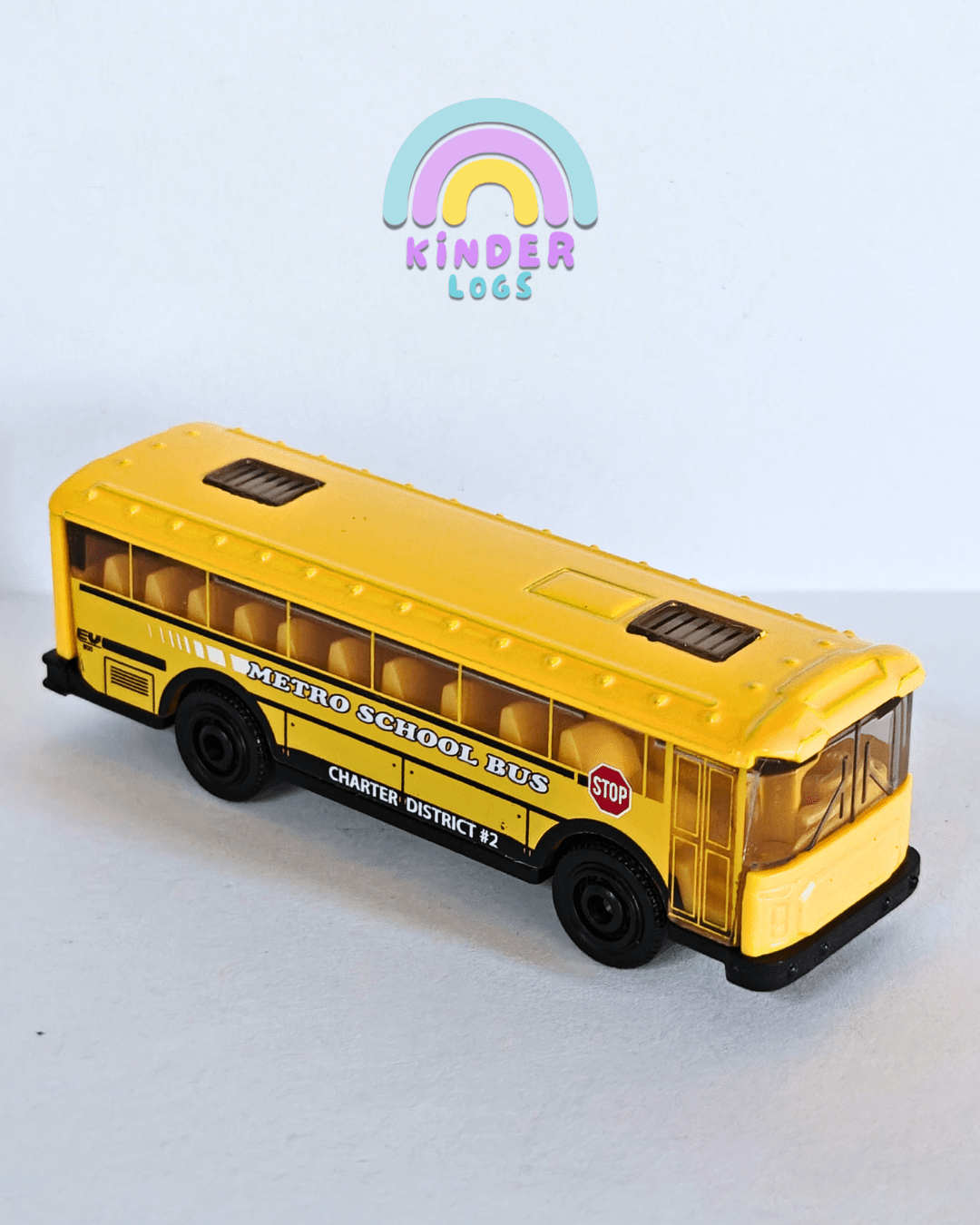 Matchbox Metro School Bus (Uncarded - New) - Kinder Logs