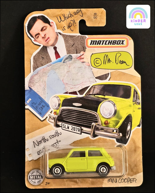 Matchbox Mini Cooper - Mr. Bean Edition - Kinder Logs
