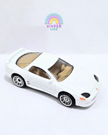 Matchbox Mitsubishi 3000GT - White (Uncarded) - Kinder Logs