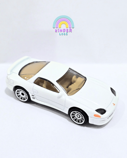 Matchbox Mitsubishi 3000GT - White (Uncarded) - Kinder Logs