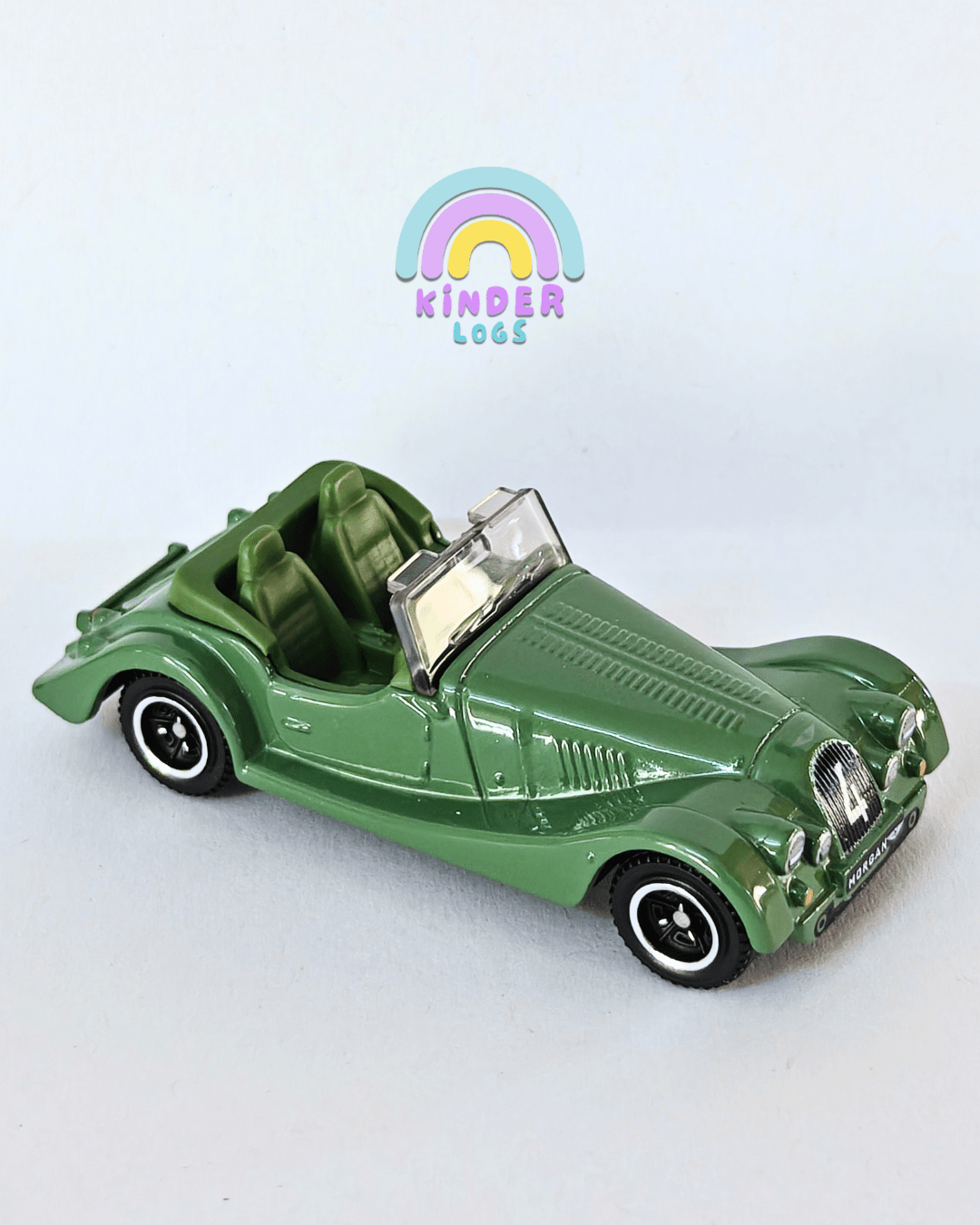 Matchbox Morgan Plus Four - Green (Uncarded - New) - Kinder Logs