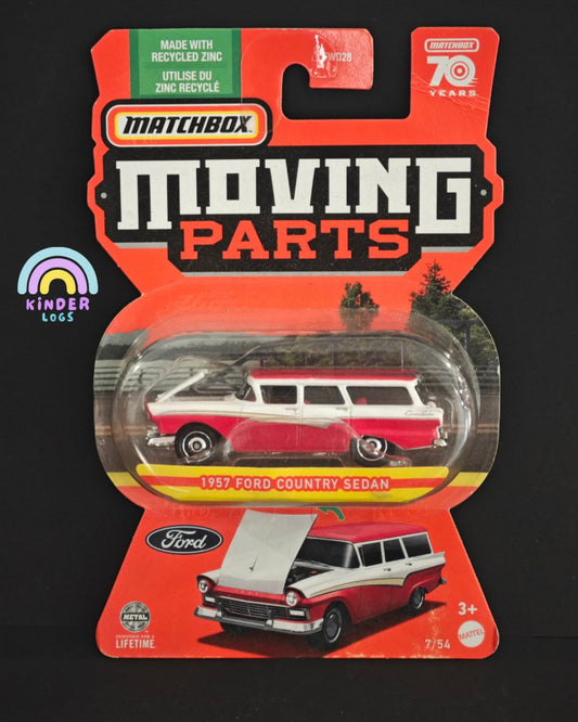 Matchbox Moving Parts 1957 Ford Country Sedan - Kinder Logs