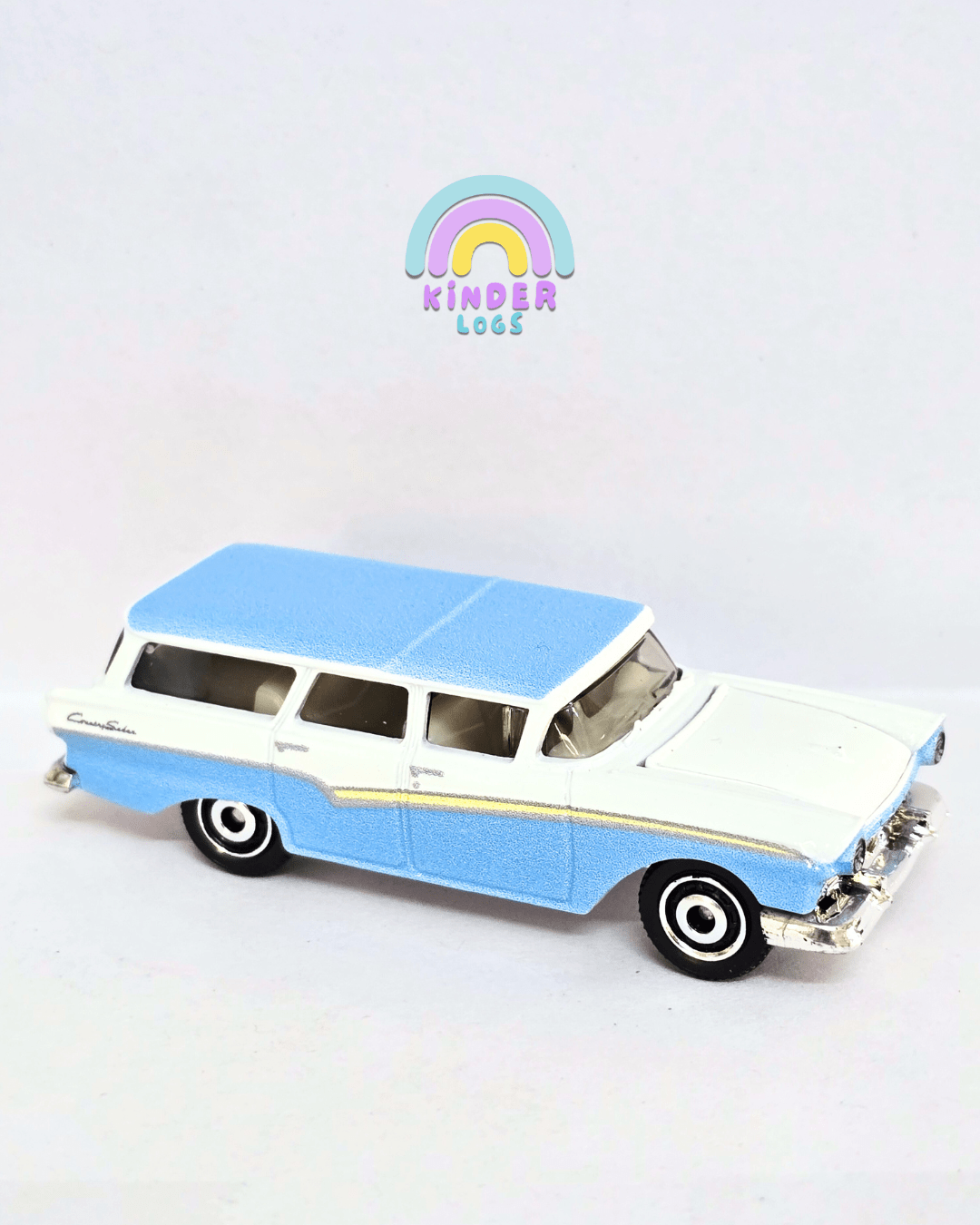 Matchbox Moving Parts 1957 Ford Country Sedan (Uncarded - New) - Kinder Logs