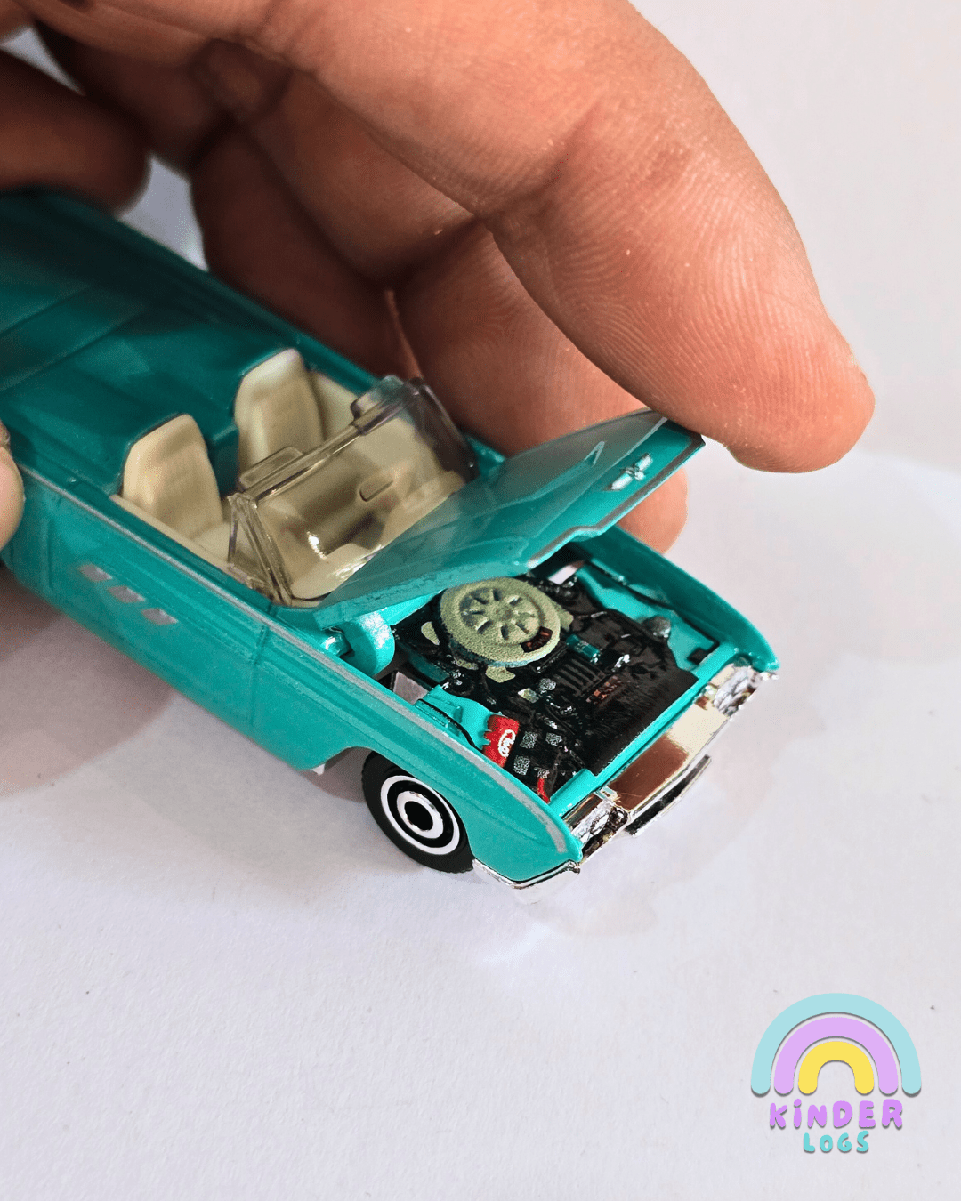 Matchbox Moving Parts 1963 Ford Thunderbird (Uncarded - New) - Kinder Logs