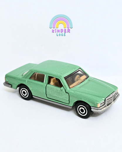 Matchbox Moving Parts 1980 Mercedes - Benz 450 SEL - Green (Uncarded - New) - Kinder Logs