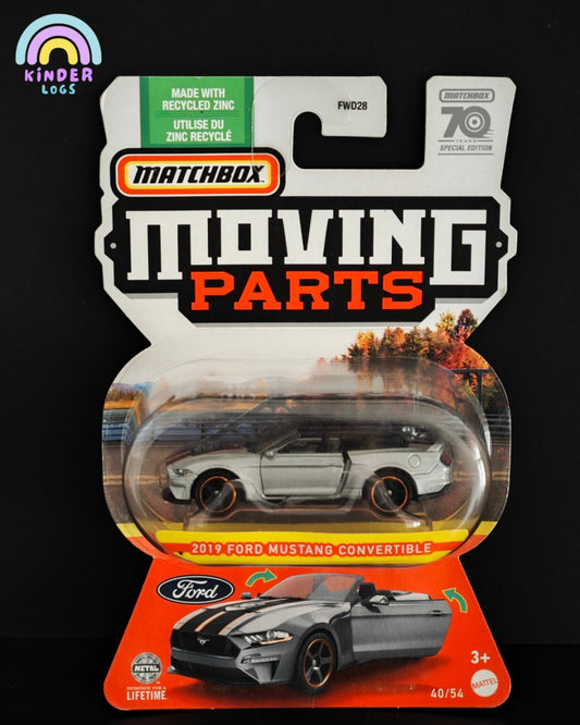 Matchbox Moving Parts 2019 Ford Mustang Convertible - Kinder Logs