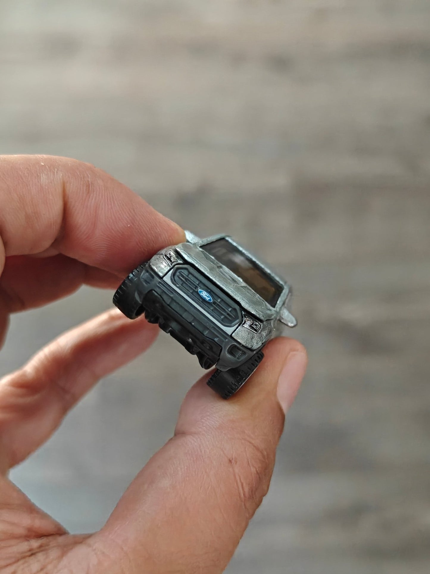 Matchbox Moving Parts 2019 Ford Ranger - Silver (Uncarded - New) - Kinder Logs