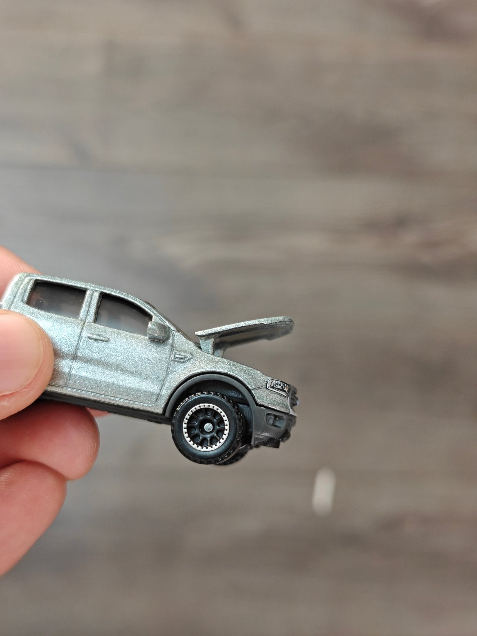 Matchbox Moving Parts 2019 Ford Ranger - Silver (Uncarded - New) - Kinder Logs