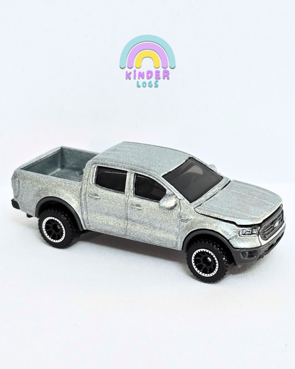 Matchbox Moving Parts 2019 Ford Ranger - Silver (Uncarded - New) - Kinder Logs