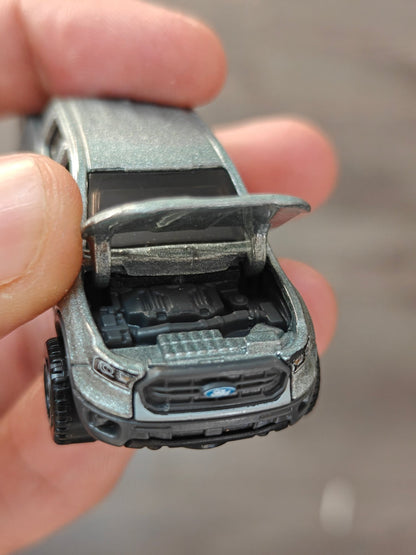 Matchbox Moving Parts 2019 Ford Ranger - Silver (Uncarded - New) - Kinder Logs