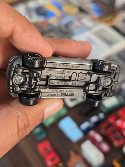 Matchbox Moving Parts 2019 Ford Ranger - Silver (Uncarded - New) - Kinder Logs
