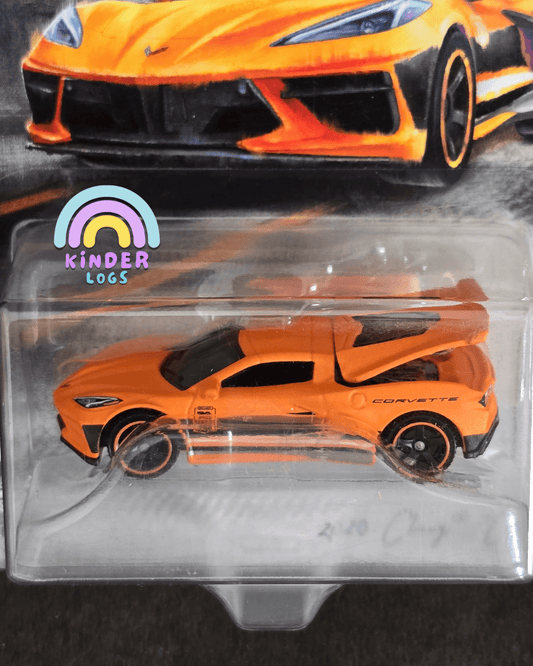 Matchbox Moving Parts - 2020 Chevy Corvette - 70 Years Edition (Imported) - Kinder Logs