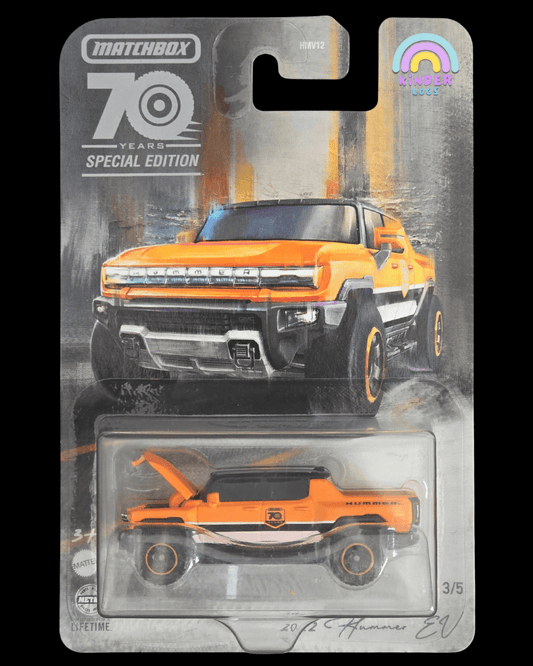 Matchbox Moving Parts - 2022 Hummer EV - 70 Years Edition (Imported) - Kinder Logs