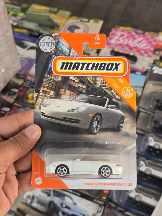 Matchbox Porsche 911 Carrera Cabriolet (Imported) - Kinder Logs