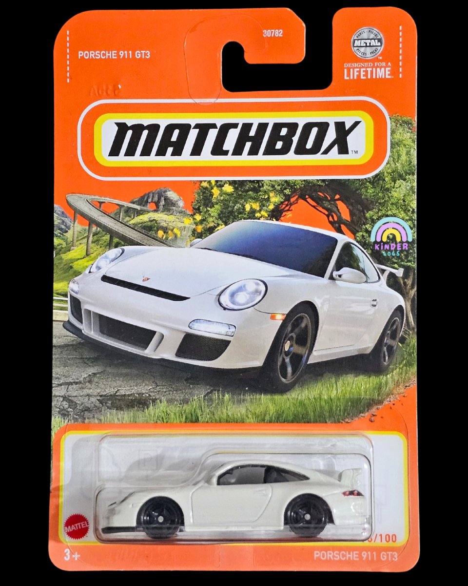 Matchbox Porsche 911 GT3 Supercar (White) - Kinder Logs