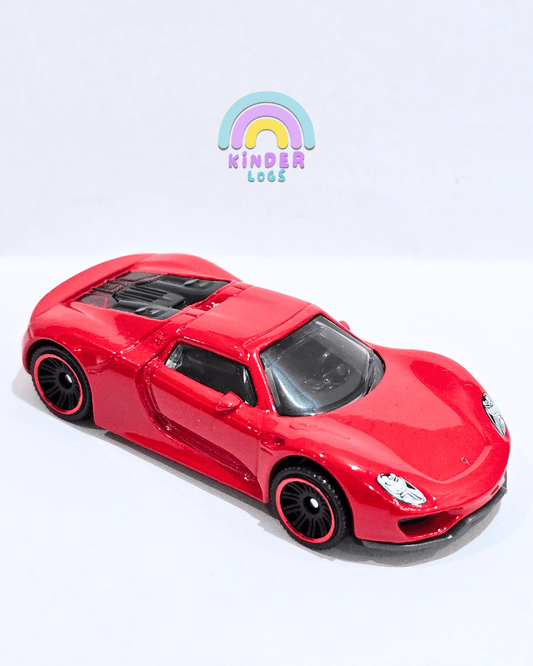 Matchbox Porsche 918 Spyder - Red (Uncarded - New) - Kinder Logs
