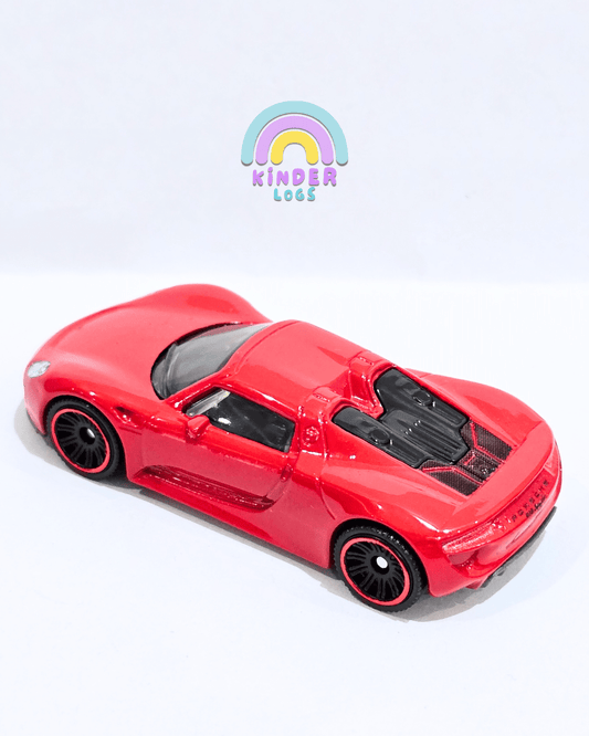 Matchbox Porsche 918 Spyder - Red (Uncarded - New) - Kinder Logs